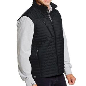 Men's Storm Creek Front Runner Quilted Black Puffer Vest: Size 3XL